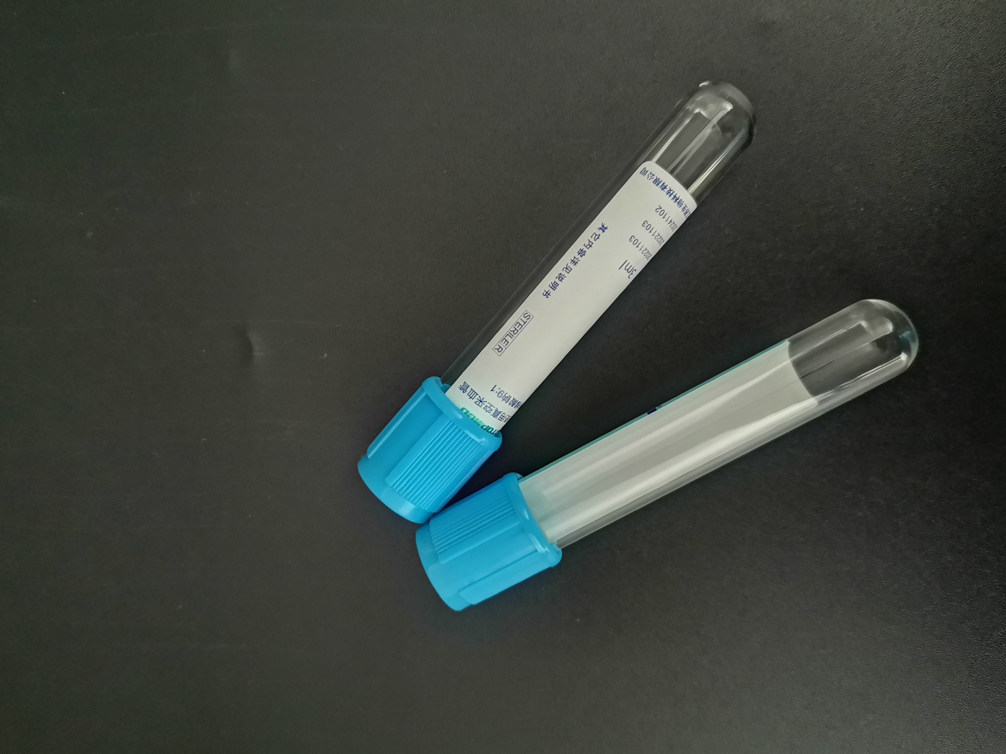 Blue Cap Disposable Medical Sterile Vacuum Blood Collection Sodium Citrate Blood Coagulant Tube