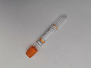 Medical Disposable Orange Top Sterile Vacuum Blood Collection Coagulant Tube for Hospital 